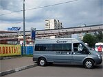 Бесплатный автобус Genser в пункт аренды автомобилей АрендаАвто-трд на ул.Добролюбова